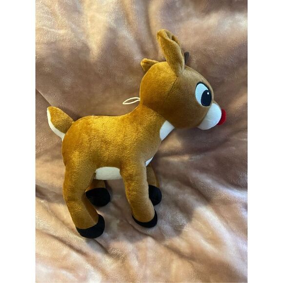 Rudolph the red nose reindeer 13” plush by toy factory - Picture 5 of 6
